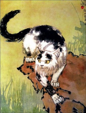  Beihong Painting - Xu Beihong cat 2 traditional China